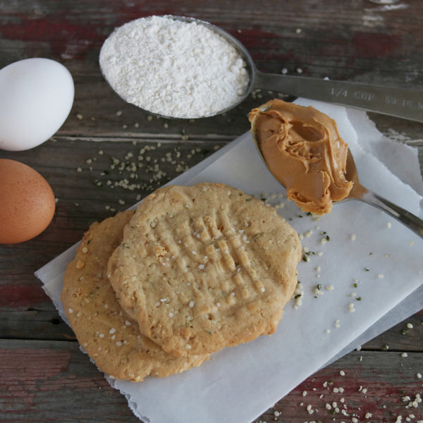 Peanut Butter Hemp Cookies